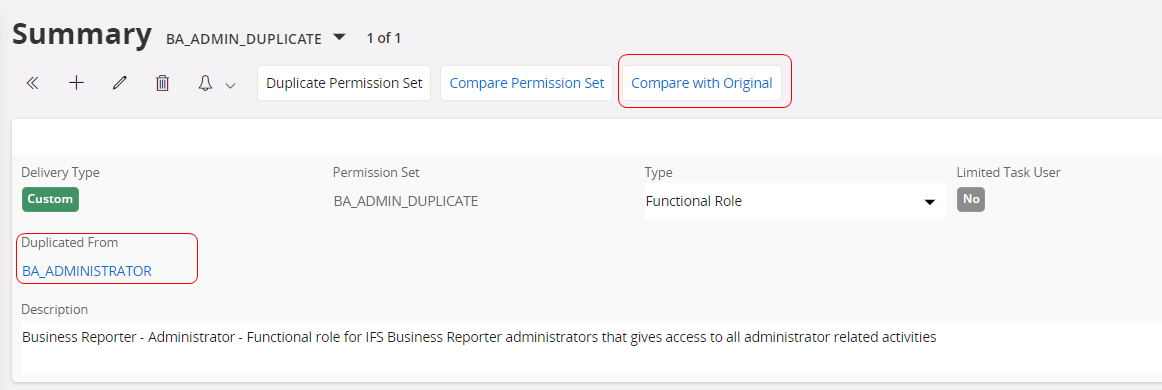 Duplicated Permission Sets Page