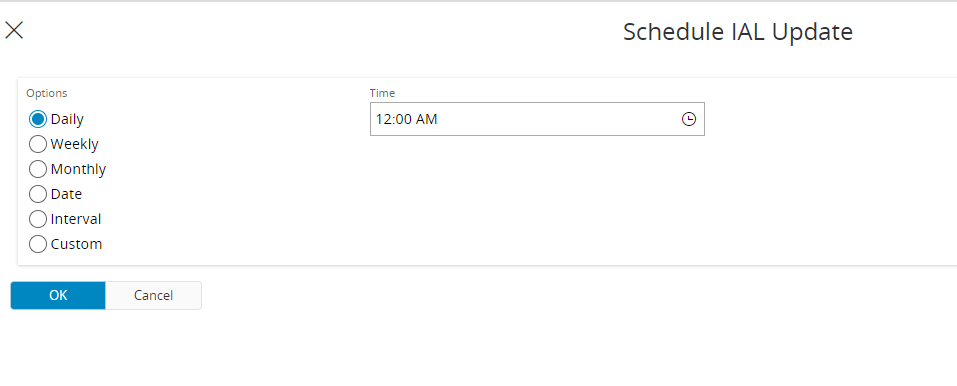 Schedule