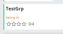 Rating control